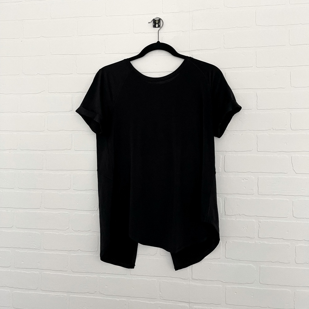 Lululemon Open Back Black Top - Size 4